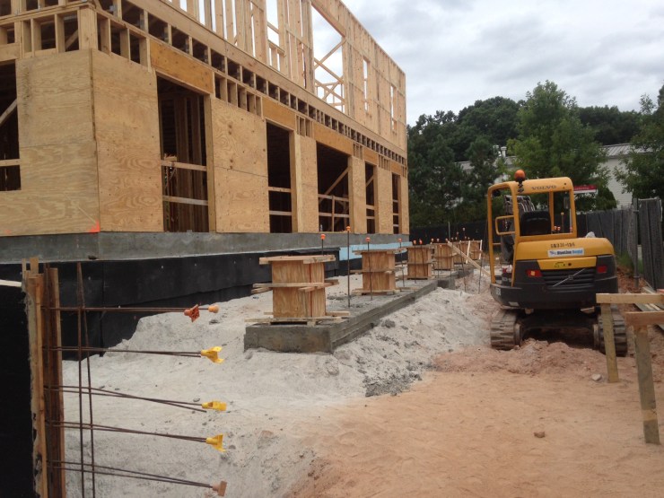 front porch footings 24 Sept 2015