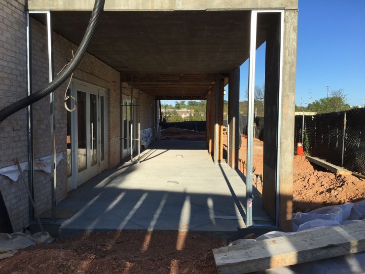 3 April 2016 back porch from Leadership Drive side.jpg